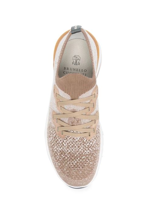 Mesh-panel lace-up sneakers BRUNELLO CUCINELLI | MZUKISO250CYP09